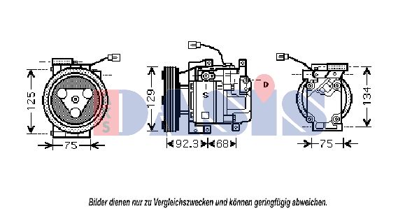 AKS DASIS Kompressori, ilmastointilaite 851857N